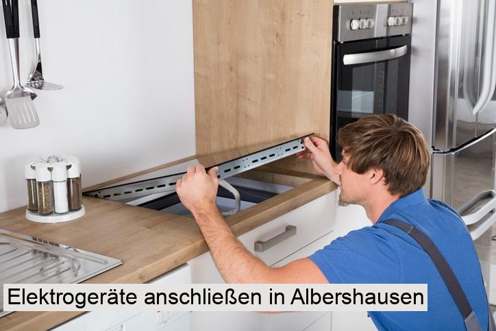 Elektrogeräte anschließen in Albershausen